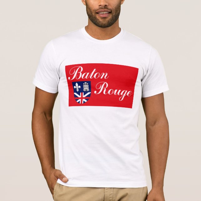 T-shirt de drapeau de Baton Rouge (Devant)