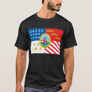 T-shirt de drapeau de Detroit