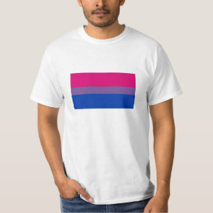 T-shirt de drapeau de fierté de Bi