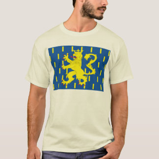 T-shirt de drapeau de Franche Comte