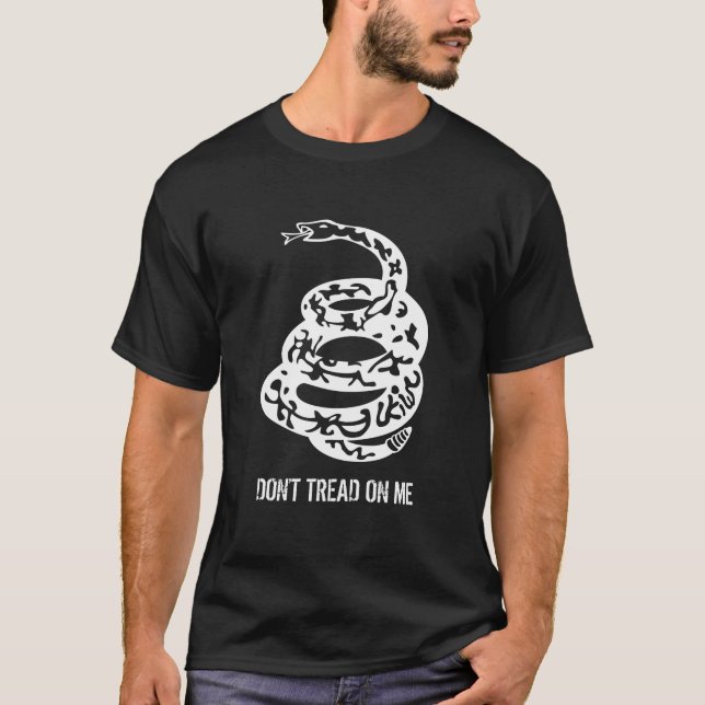 T-shirt de drapeau de Gadsden (Devant)