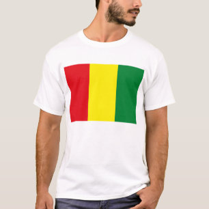 T-shirt de drapeau de Guinée