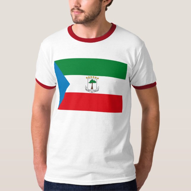 T-shirt de drapeau de Guinée équatoriale (Devant)