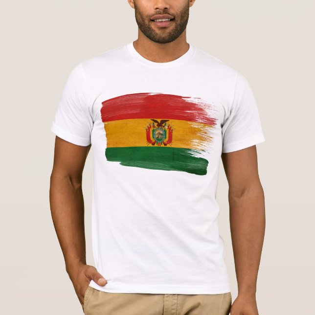 T-shirt de drapeau de la Bolivie (Devant)
