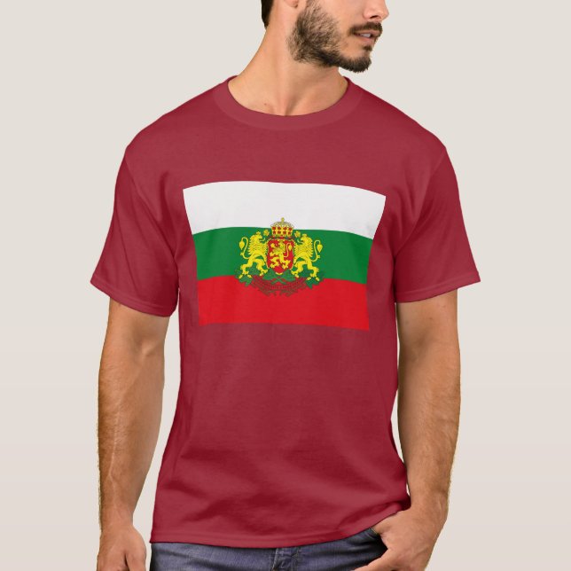T-shirt de drapeau de la Bulgarie (Devant)