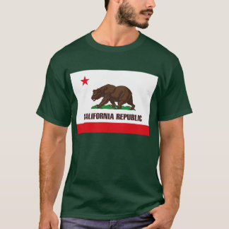 T-shirt de drapeau de la Californie