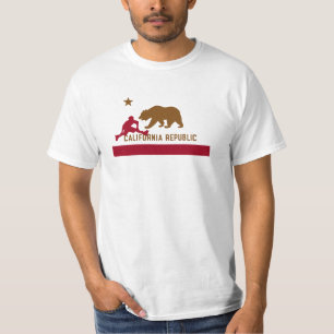 T-shirt de drapeau de la Californie - faites du