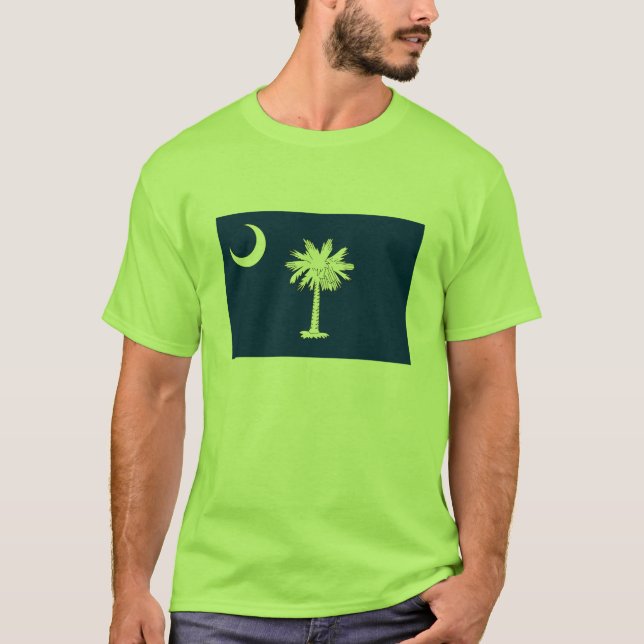T-shirt de drapeau de la Caroline du Sud (Devant)