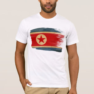 T-shirt de drapeau de la Corée du Nord