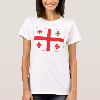T-shirt de drapeau de la Géorgie