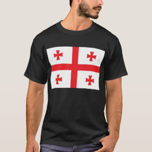 T-shirt de drapeau de la Géorgie
