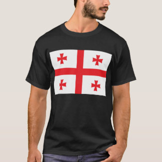 T-shirt de drapeau de la Géorgie