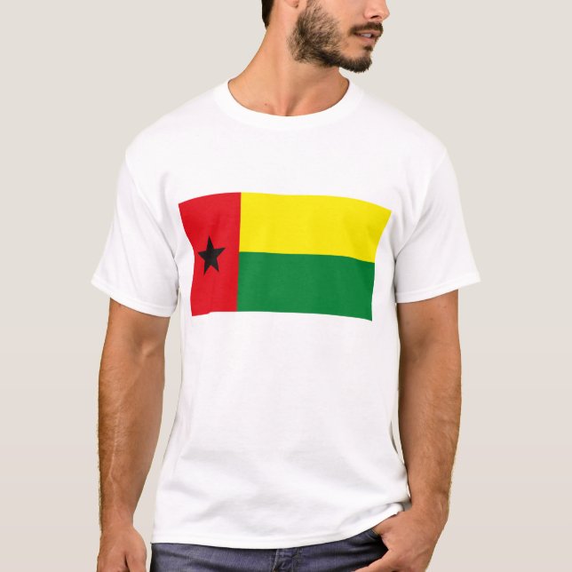 T-shirt de drapeau de la Guinée-Bissau (Devant)