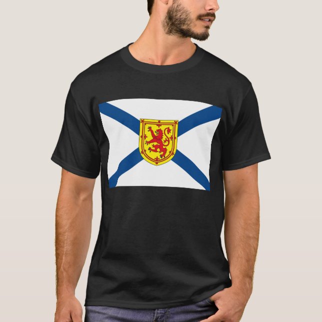 T-shirt de drapeau de la Nouvelle-Écosse (Devant)