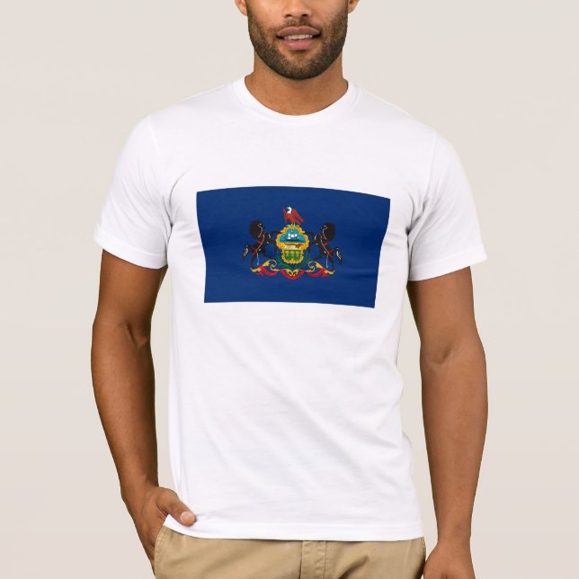 T-shirt de drapeau de la Pennsylvanie (Devant)