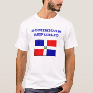 T-shirt de drapeau de la République Dominicaine
