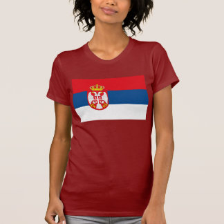 T-shirt de drapeau de la Serbie