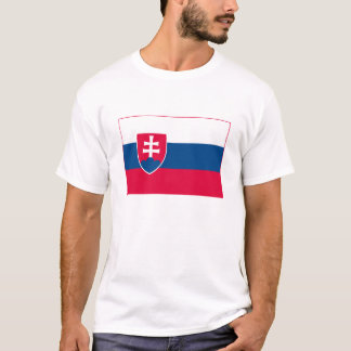 T-shirt de drapeau de la Slovaquie