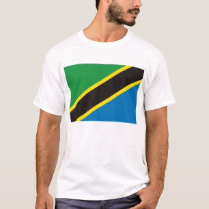T-shirt de drapeau de la Tanzanie