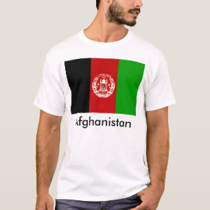 T-shirt de drapeau de l'Afghanistan
