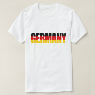 T-shirt de drapeau de l'ALLEMAGNE