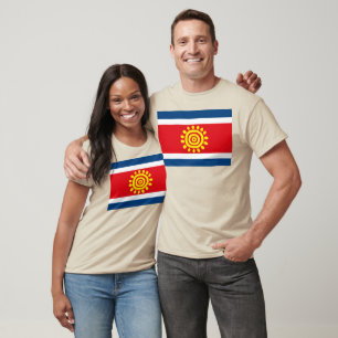 T-shirt de drapeau de l'Angola