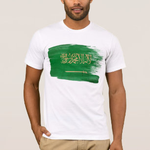 T-shirt de drapeau de l'Arabie Saoudite