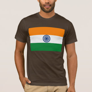 T-shirt de drapeau de l'Inde