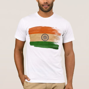 T-shirt de drapeau de l'Inde