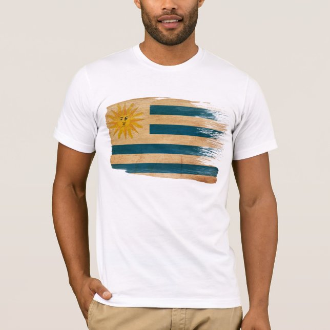 T-shirt de drapeau de l'Uruguay (Devant)