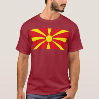 T-shirt de drapeau de Macédoine