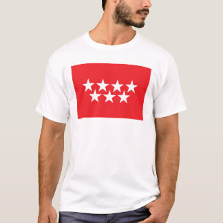 T-shirt de drapeau de Madrid