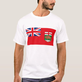 T-shirt de drapeau de Manitoba