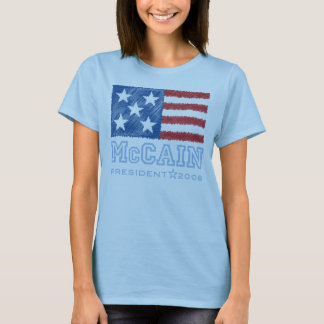 T-shirt de drapeau de McCAIN