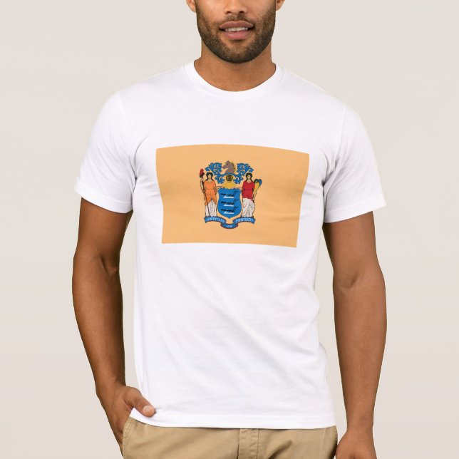 T-shirt de drapeau de New Jersey (Devant)