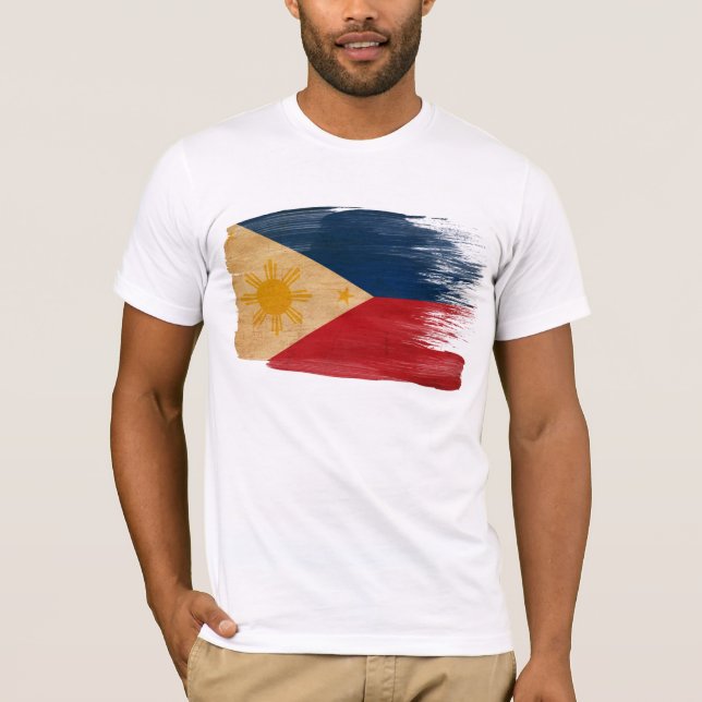 T-shirt de drapeau de Philippines (Devant)