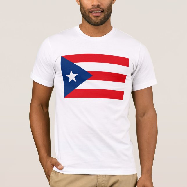 T-shirt de drapeau de Porto Rico (Devant)