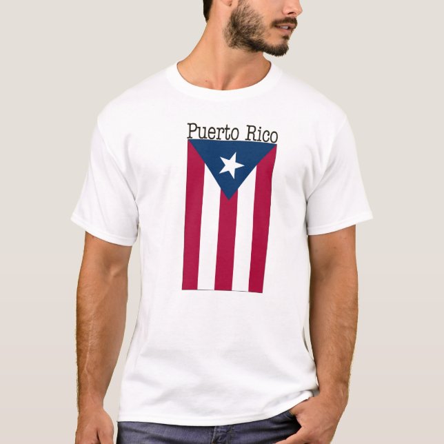 T-shirt de drapeau de Porto Rico (Devant)