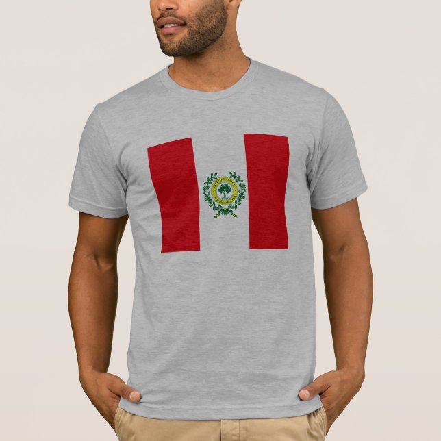 T-shirt de drapeau de Raleigh (Devant)