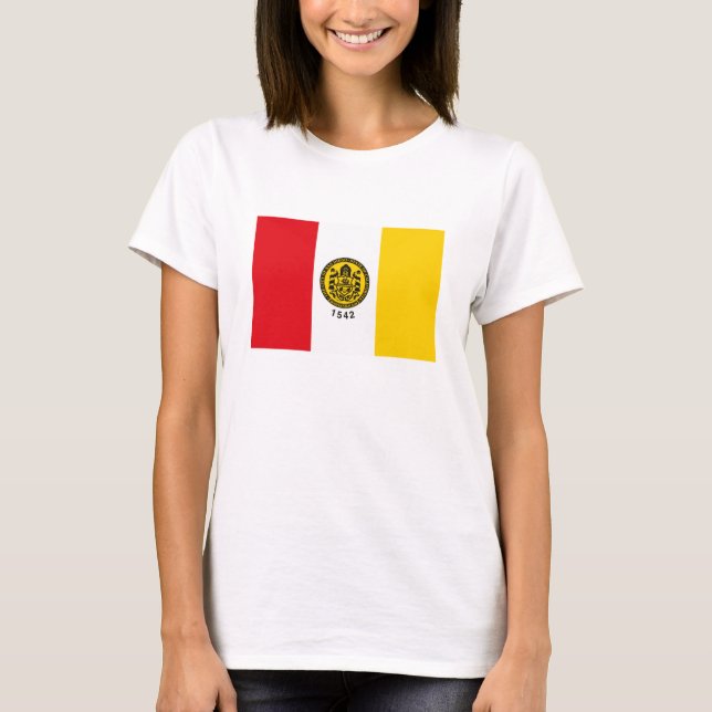 T-shirt de drapeau de San Diego (Devant)