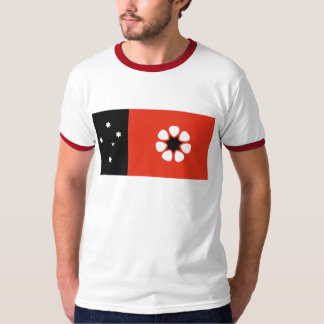 T-shirt de drapeau de territoire du nord