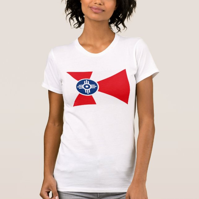 T-shirt de drapeau de Wichita (Devant)