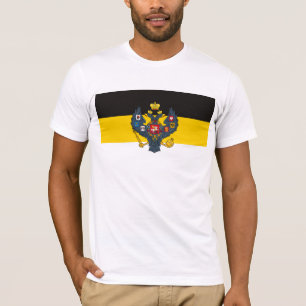 T-shirt de drapeau d'empire russe