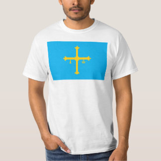 T-shirt de drapeau des Asturies