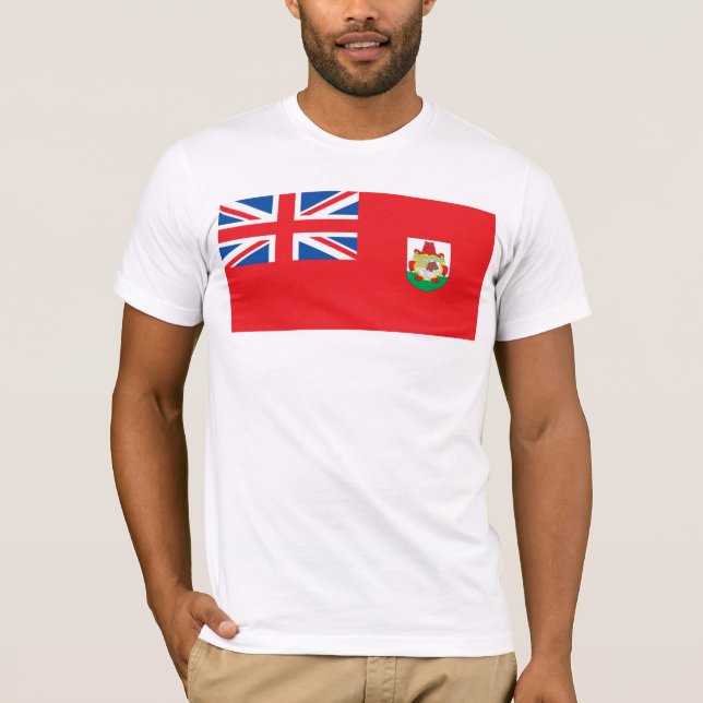 T-shirt de drapeau des Bermudes (Devant)