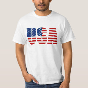 T-shirt de drapeau des Etats-Unis
