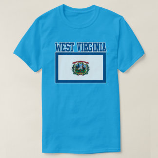 T-shirt de drapeau d'état de la Virginie