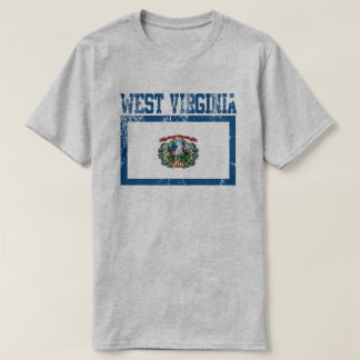 T-shirt de drapeau d'état de la Virginie