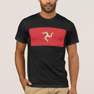 T-shirt de drapeau d'île de Man