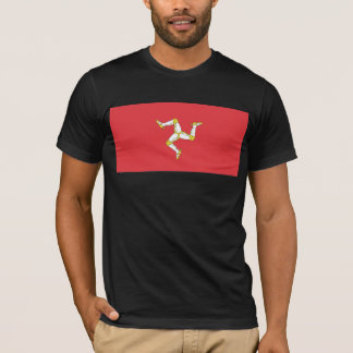 T-shirt de drapeau d'île de Man